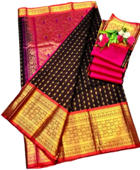 PURE KUPPADAM HANDLOOM PATTU SAREE