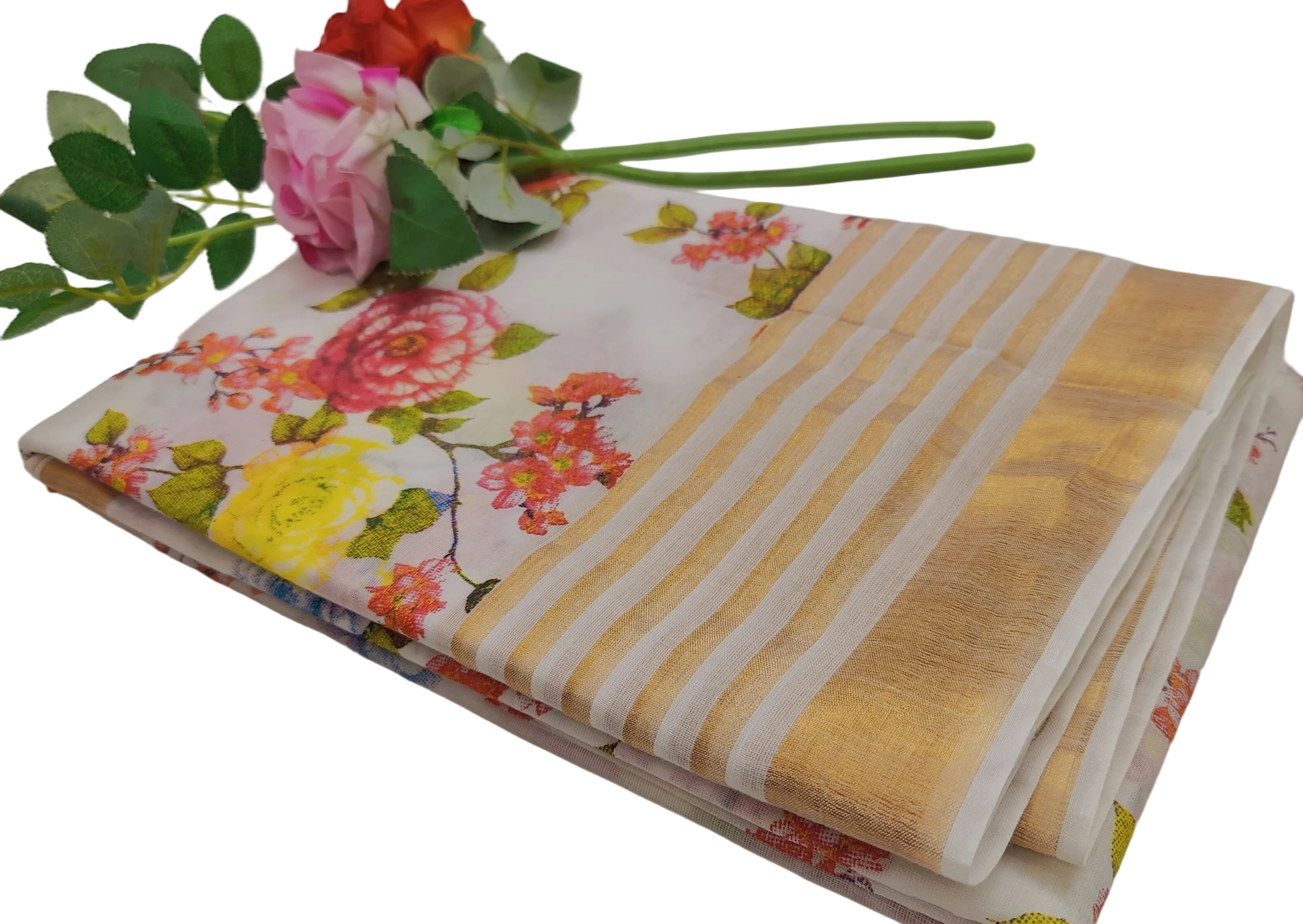 PURE KERELA COTTON SAREE