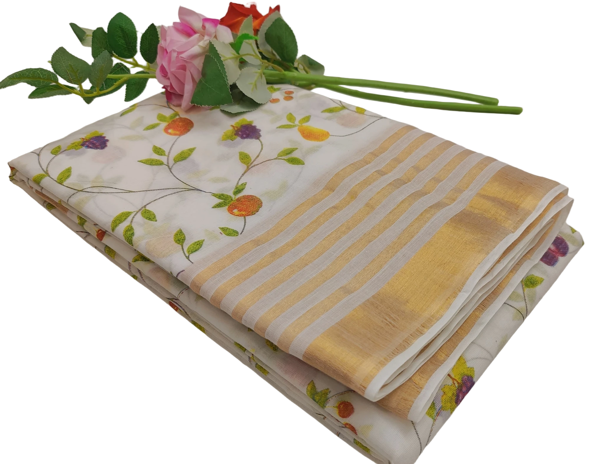 PURE KERELA COTTON SAREE
