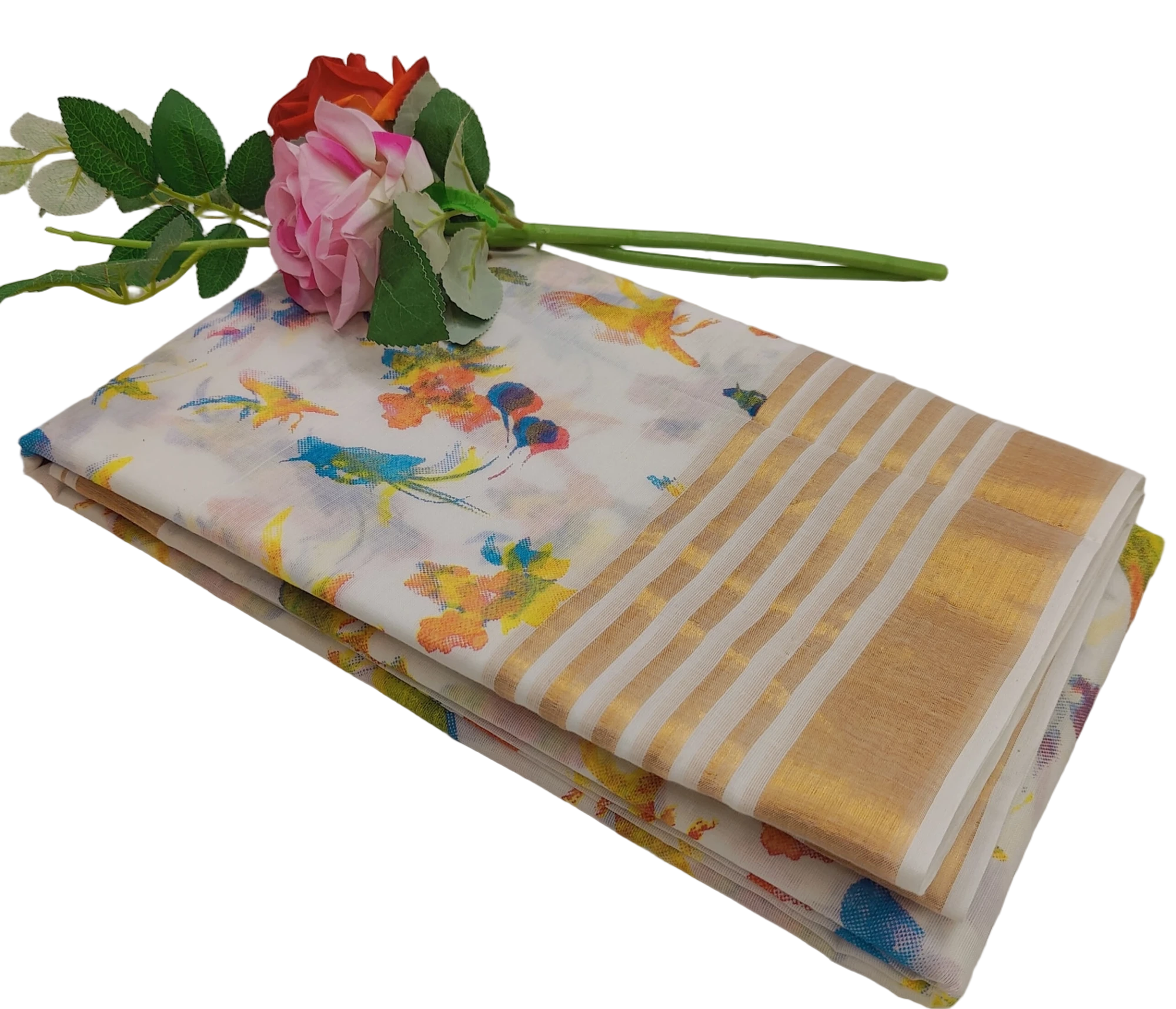 PURE KERELA COTTON SAREE