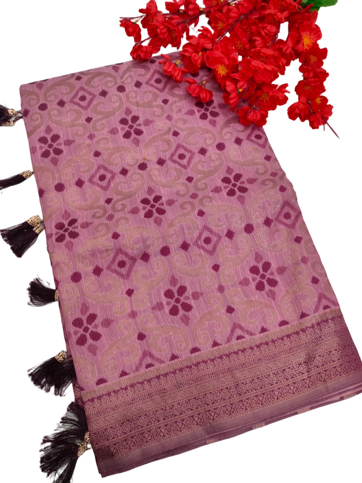 KHADHI CHANDERI WEAVING SAREE