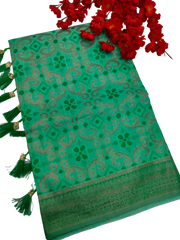 KHADHI CHANDERI WEAVING SAREE