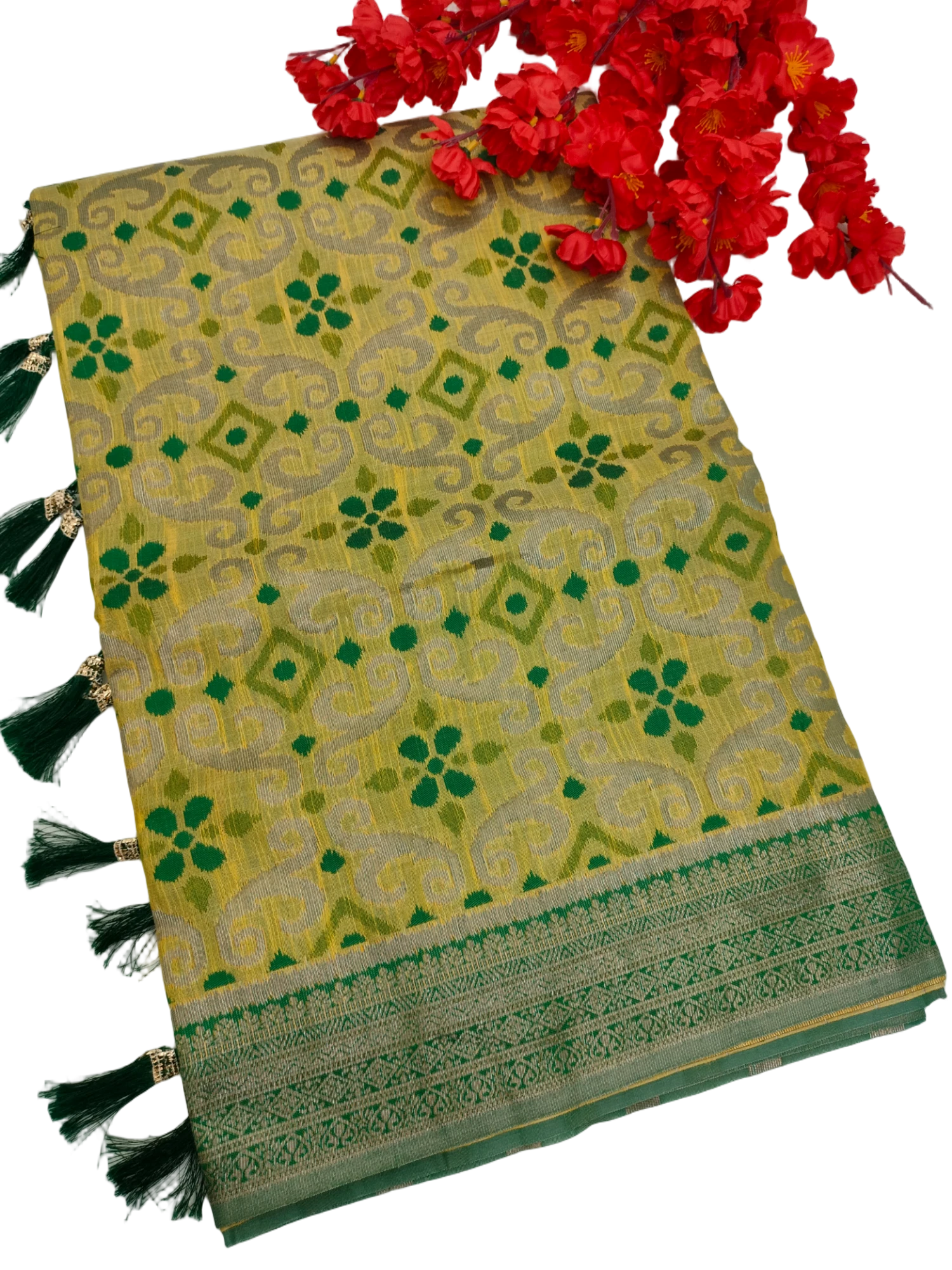 KHADHI CHANDERI WEAVING SAREE