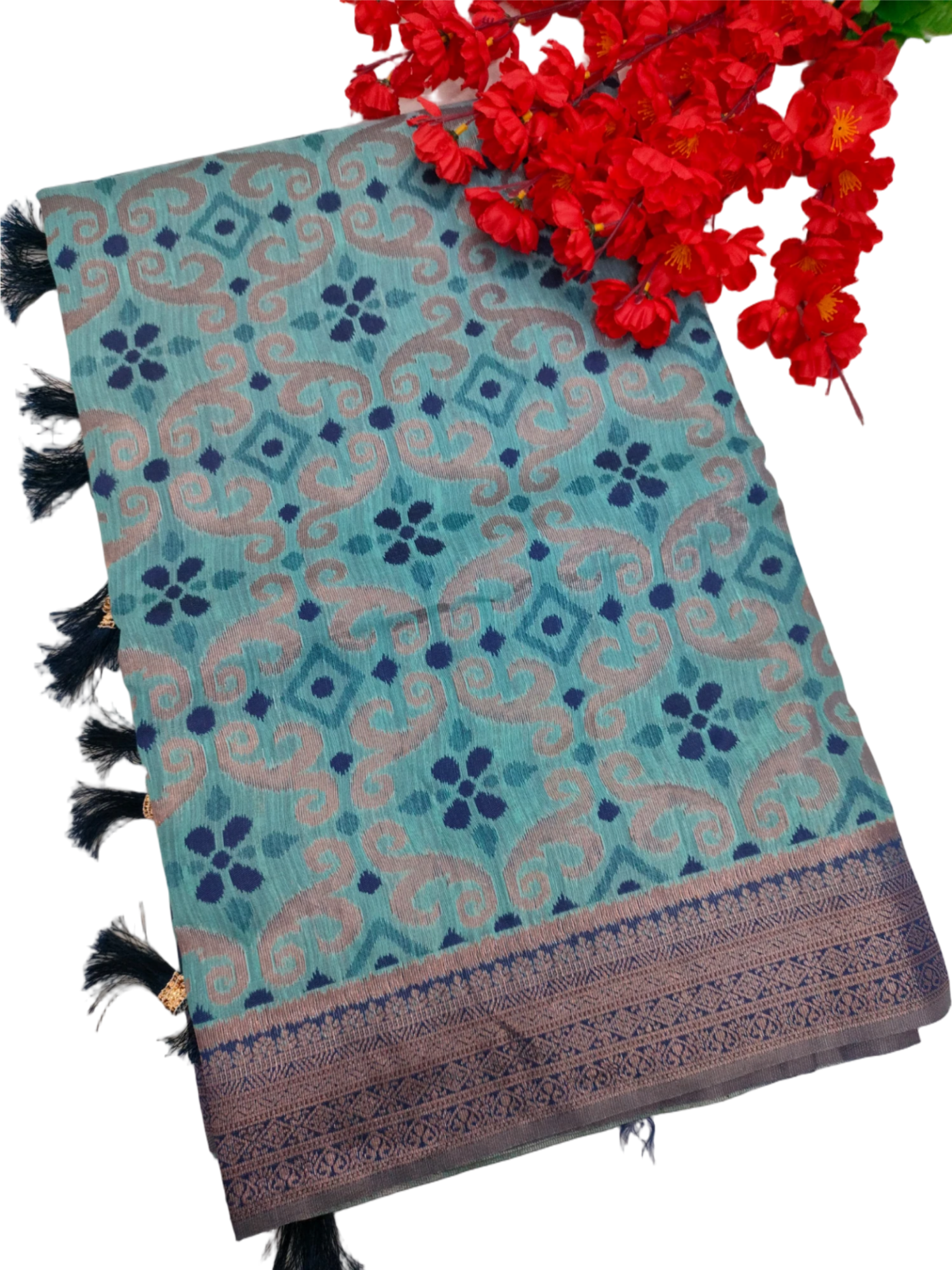 KHADHI CHANDERI WEAVING SAREE