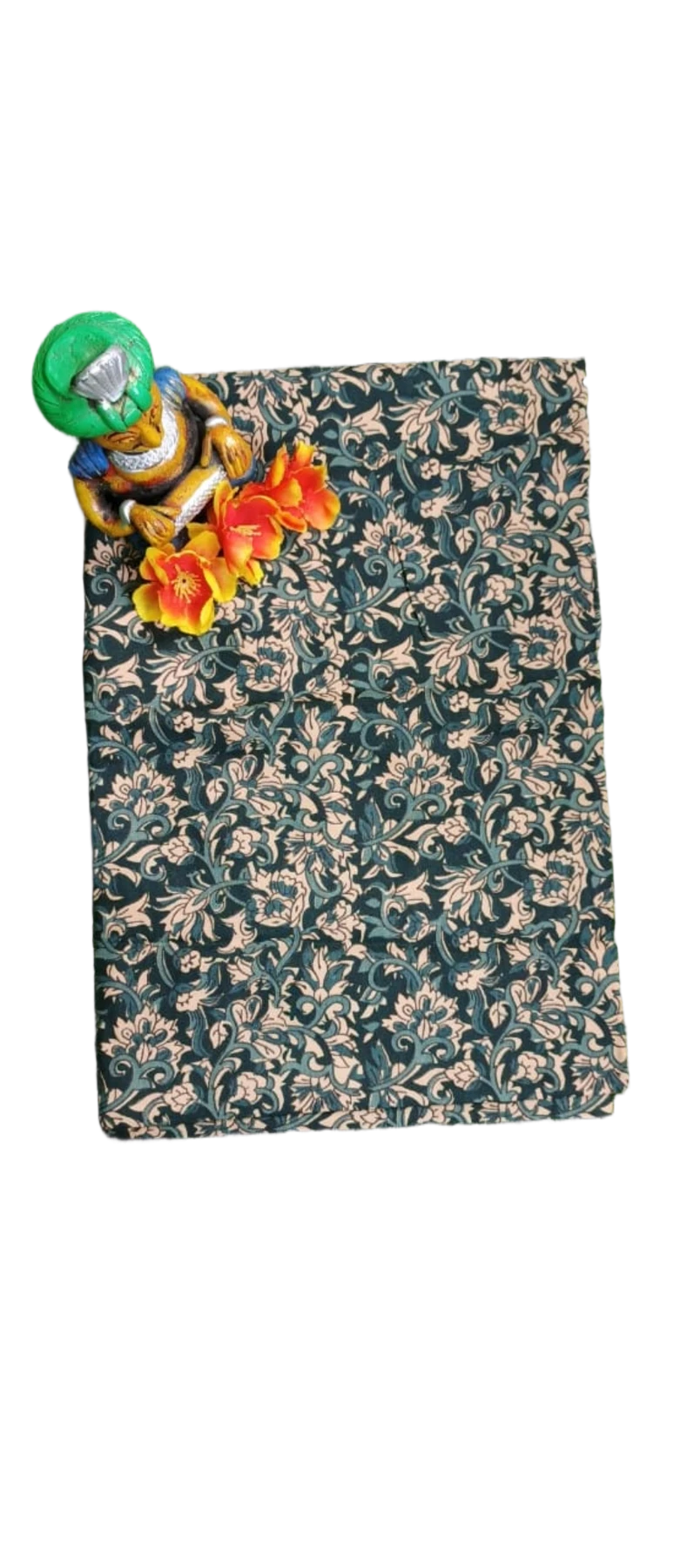 SICO COTTON BLOUSE PIECE WITH KALAMKARI PRINT