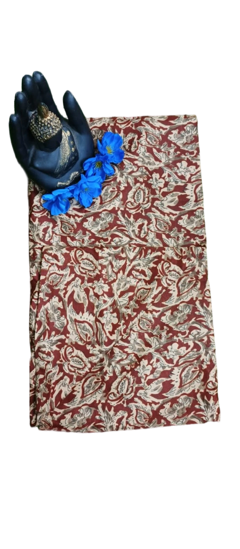 SICO COTTON BLOUSE PIECE WITH KALAMKARI PRINT