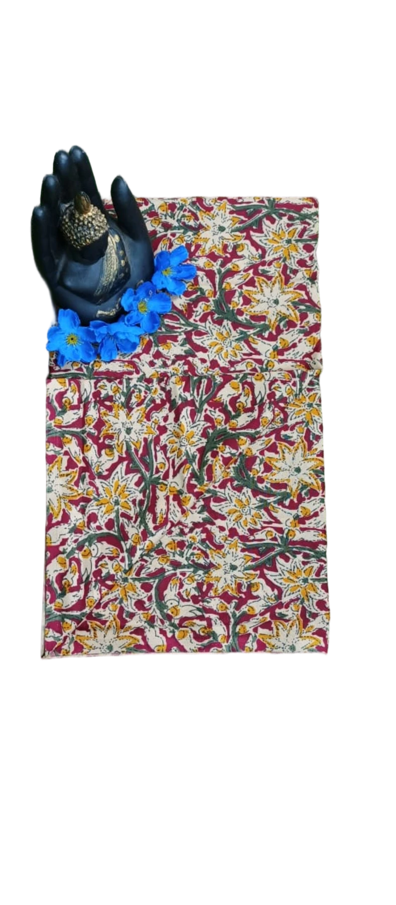 SICO COTTON BLOUSE PIECE WITH KALAMKARI PRINT