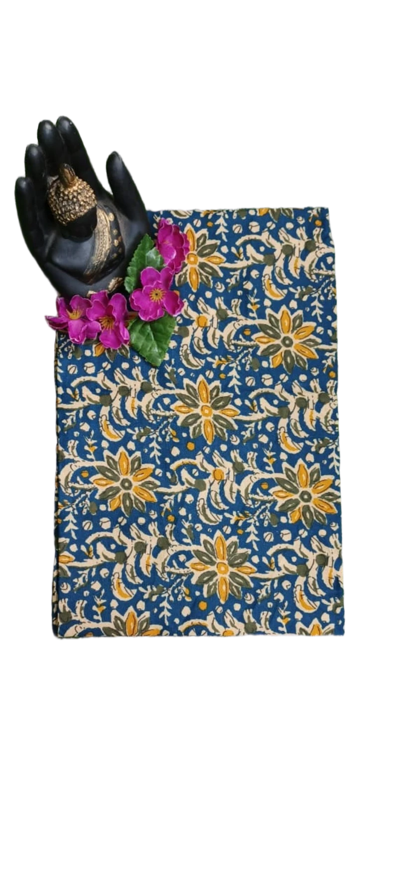 SICO COTTON BLOUSE PIECE WITH KALAMKARI PRINT
