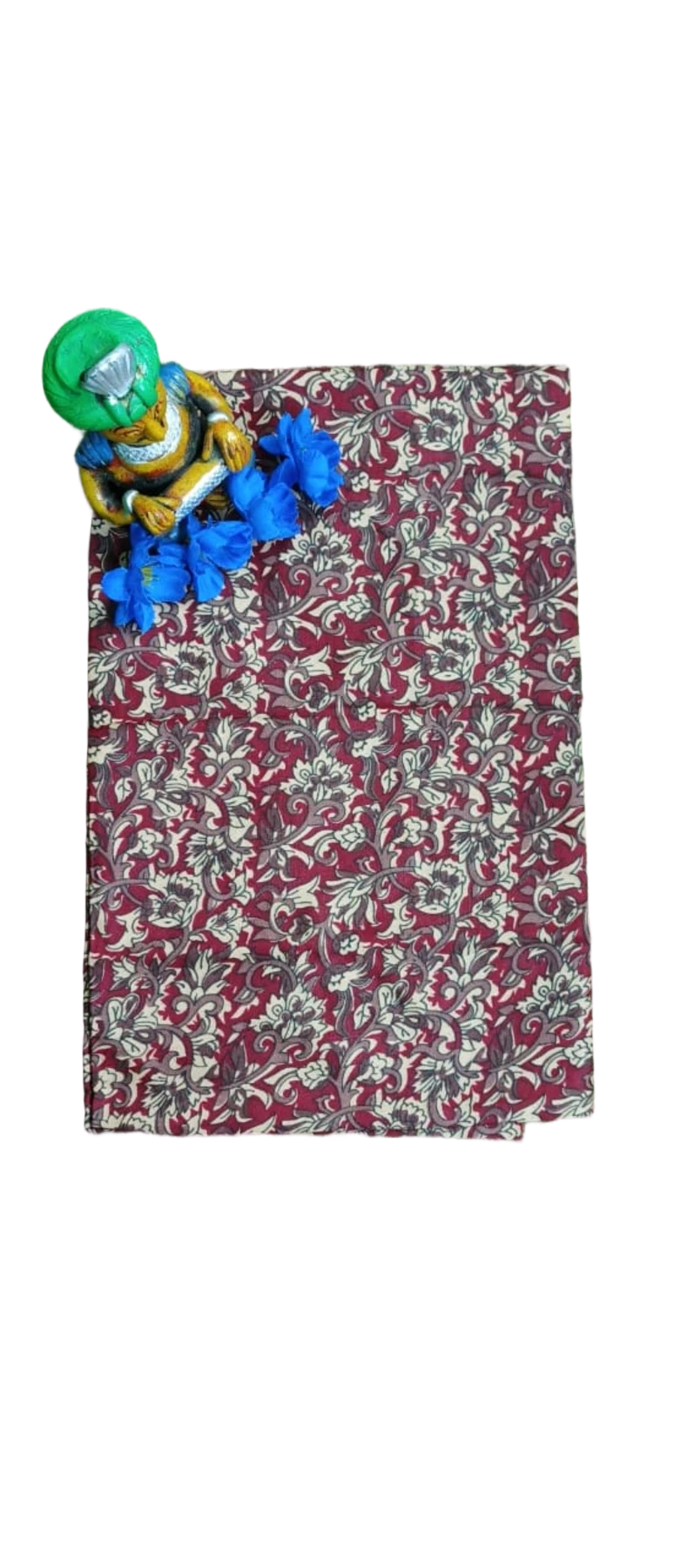 SICO COTTON BLOUSE PIECE WITH KALAMKARI PRINT