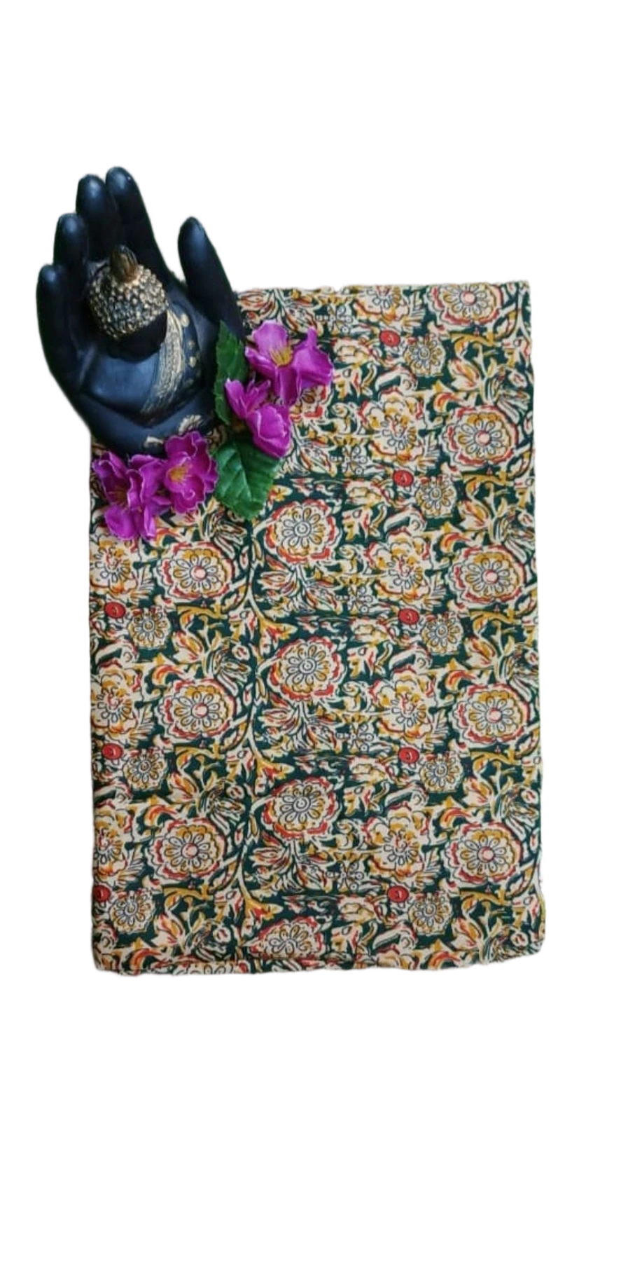 SICO COTTON BLOUSE PIECE WITH KALAMKARI PRINT