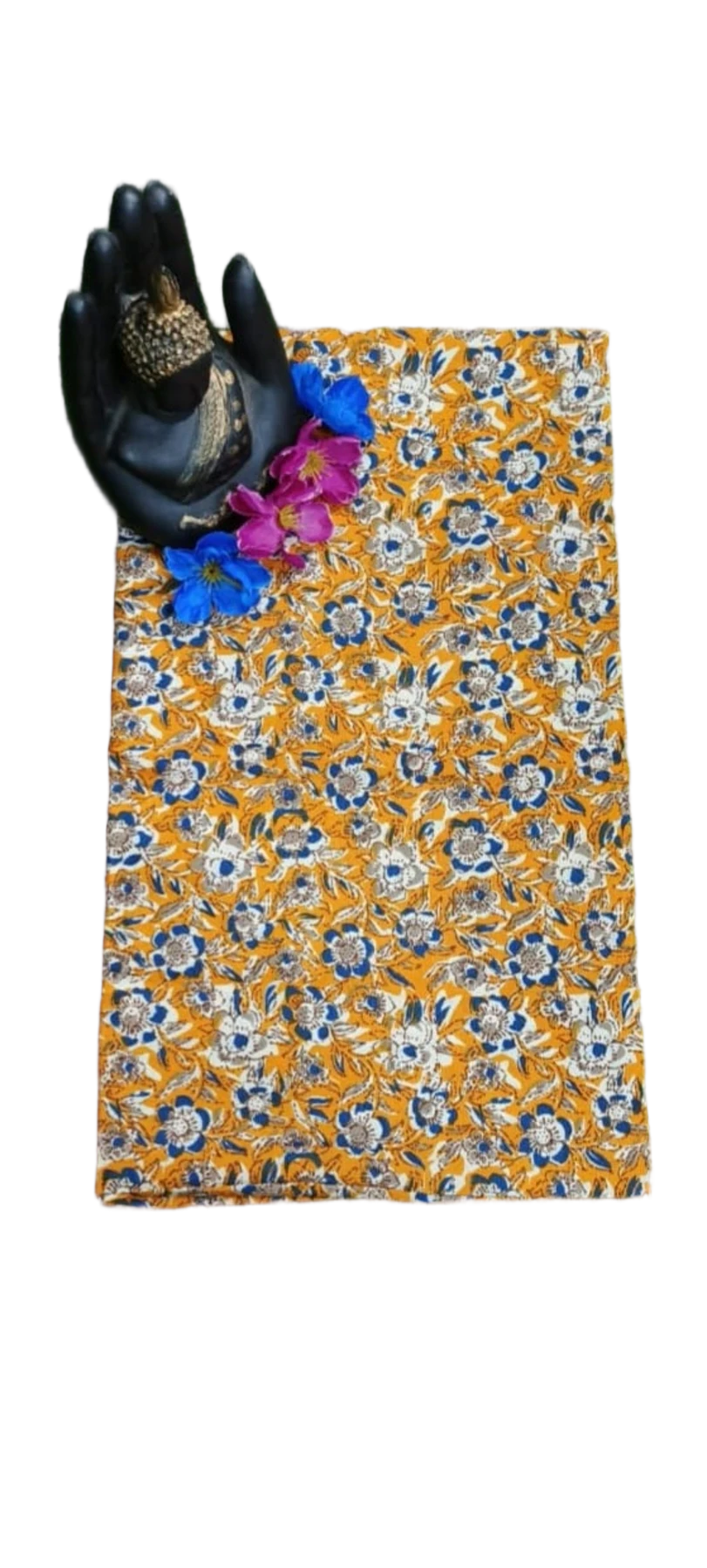 SICO COTTON BLOUSE PIECE WITH KALAMKARI PRINT