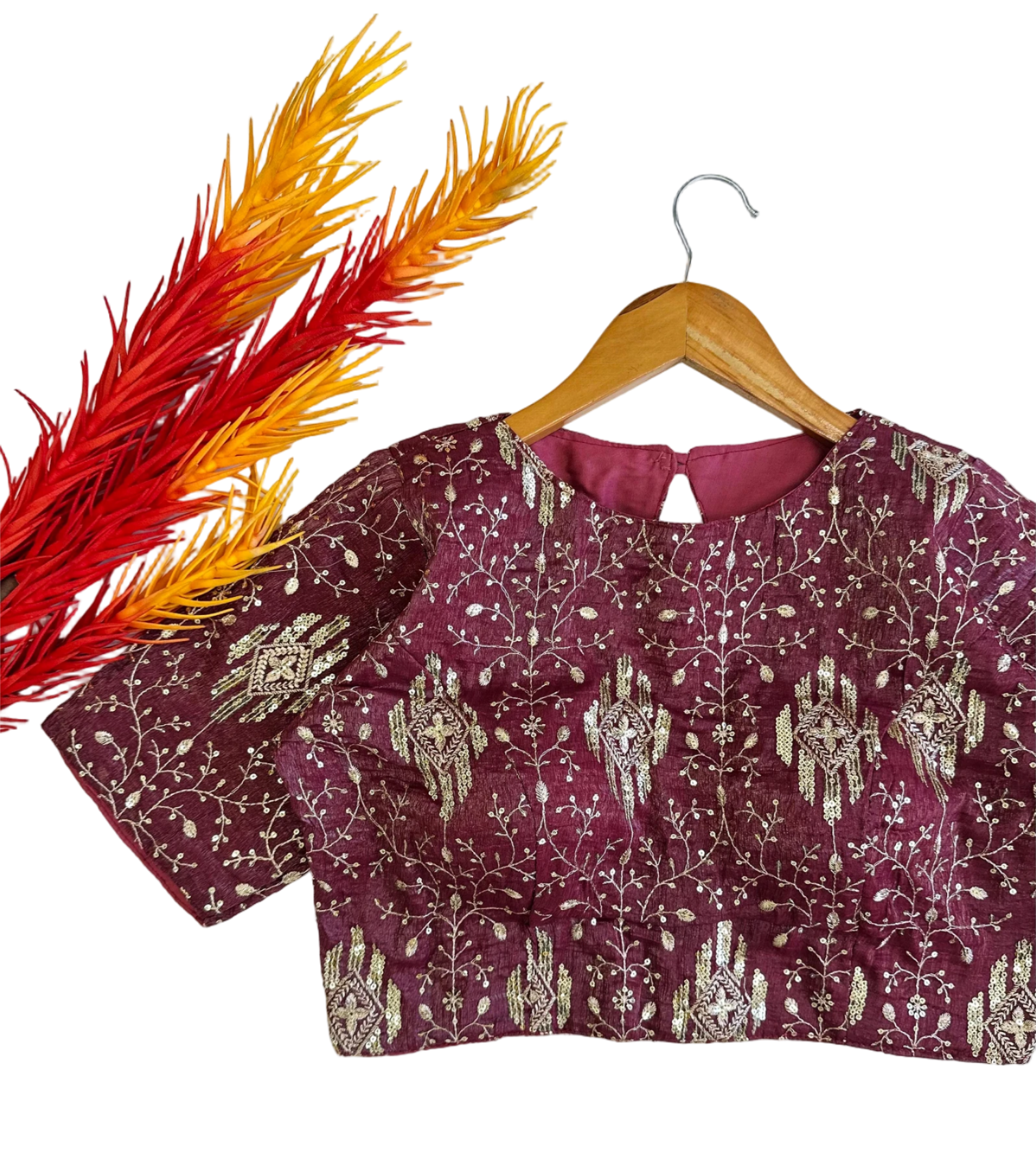 BRIDAL ZARI SILK BLOUSE