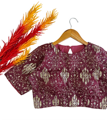 BRIDAL ZARI SILK BLOUSE