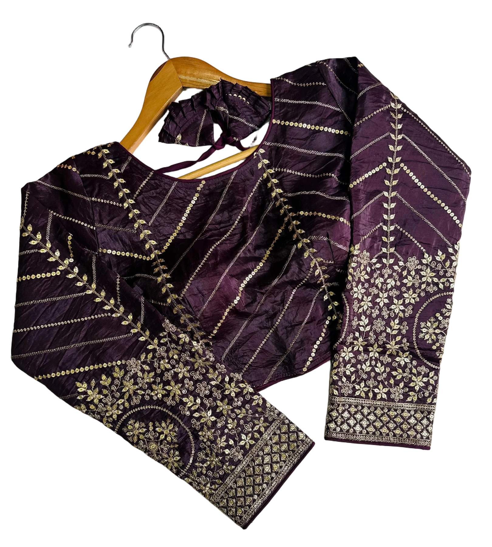 PUSHPA SILK FESTIVAL WEAR BLOUSE'S