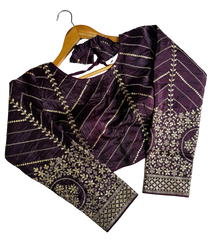 PUSHPA SILK FESTIVAL WEAR BLOUSE'S