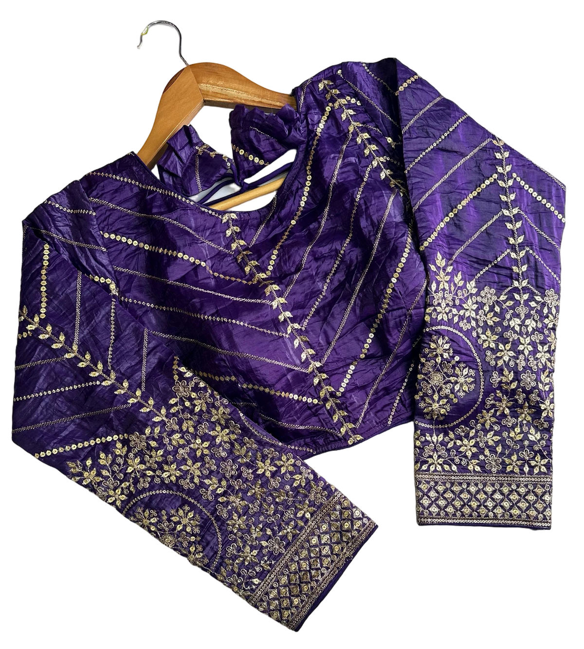 PUSHPA SILK FESTIVAL WEAR BLOUSE'S