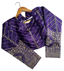 PUSHPA SILK FESTIVAL WEAR BLOUSE'S