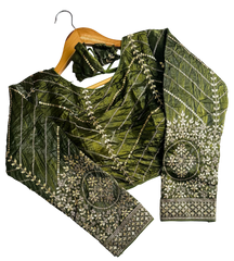PUSHPA SILK FESTIVAL WEAR BLOUSE'S