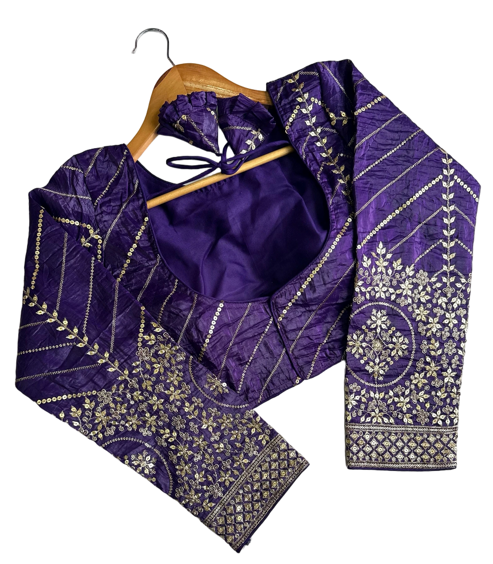 PUSHPA SILK FESTIVAL WEAR BLOUSE'S
