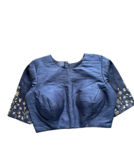 ELZARA SILK PARTY WEAR BLOUSE'S