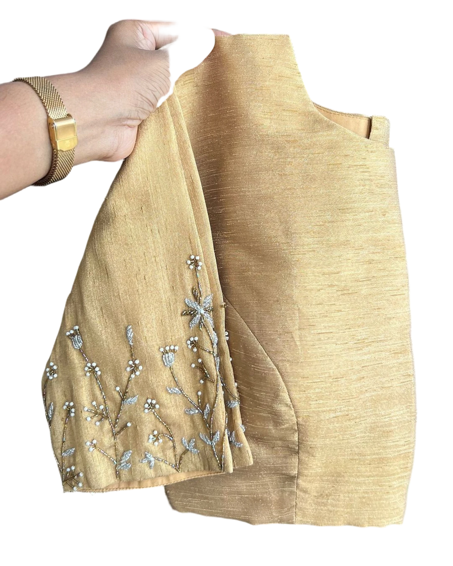 ELZARA SILK PARTY WEAR BLOUSE'S