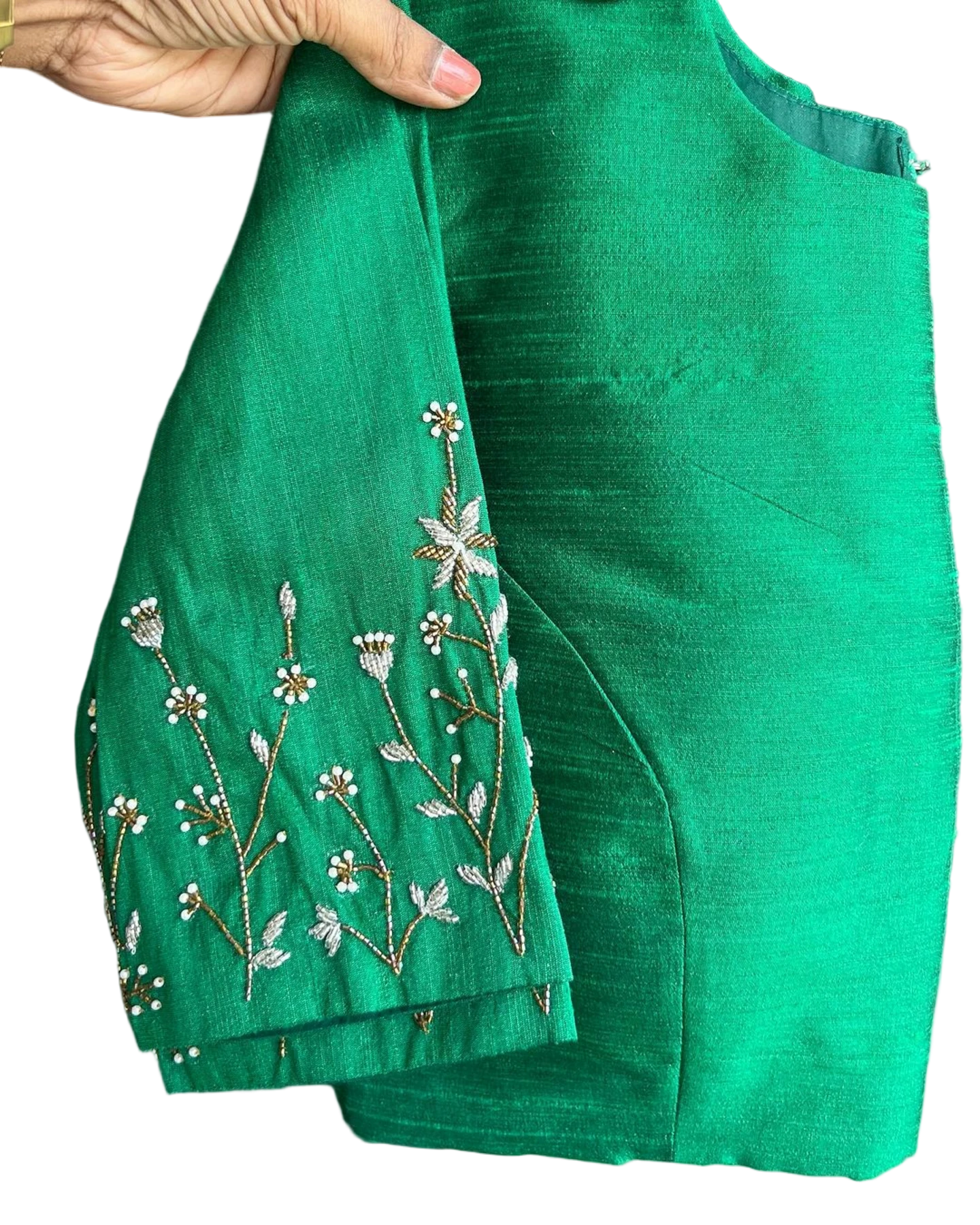 ELZARA SILK PARTY WEAR BLOUSE'S