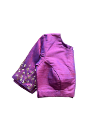 ELZARA SILK PARTY WEAR BLOUSE'S