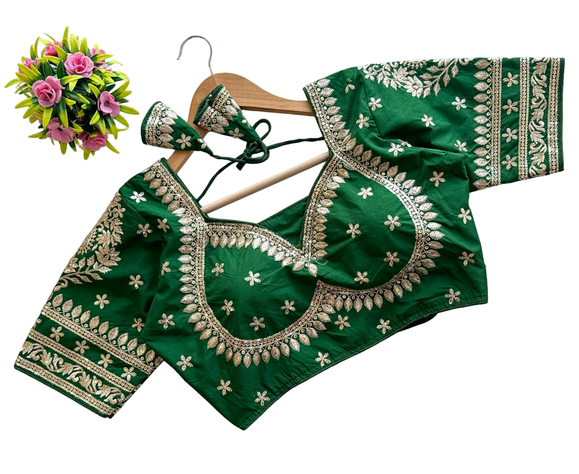BLUBBERY SILK TRENDY BLOUSE'S