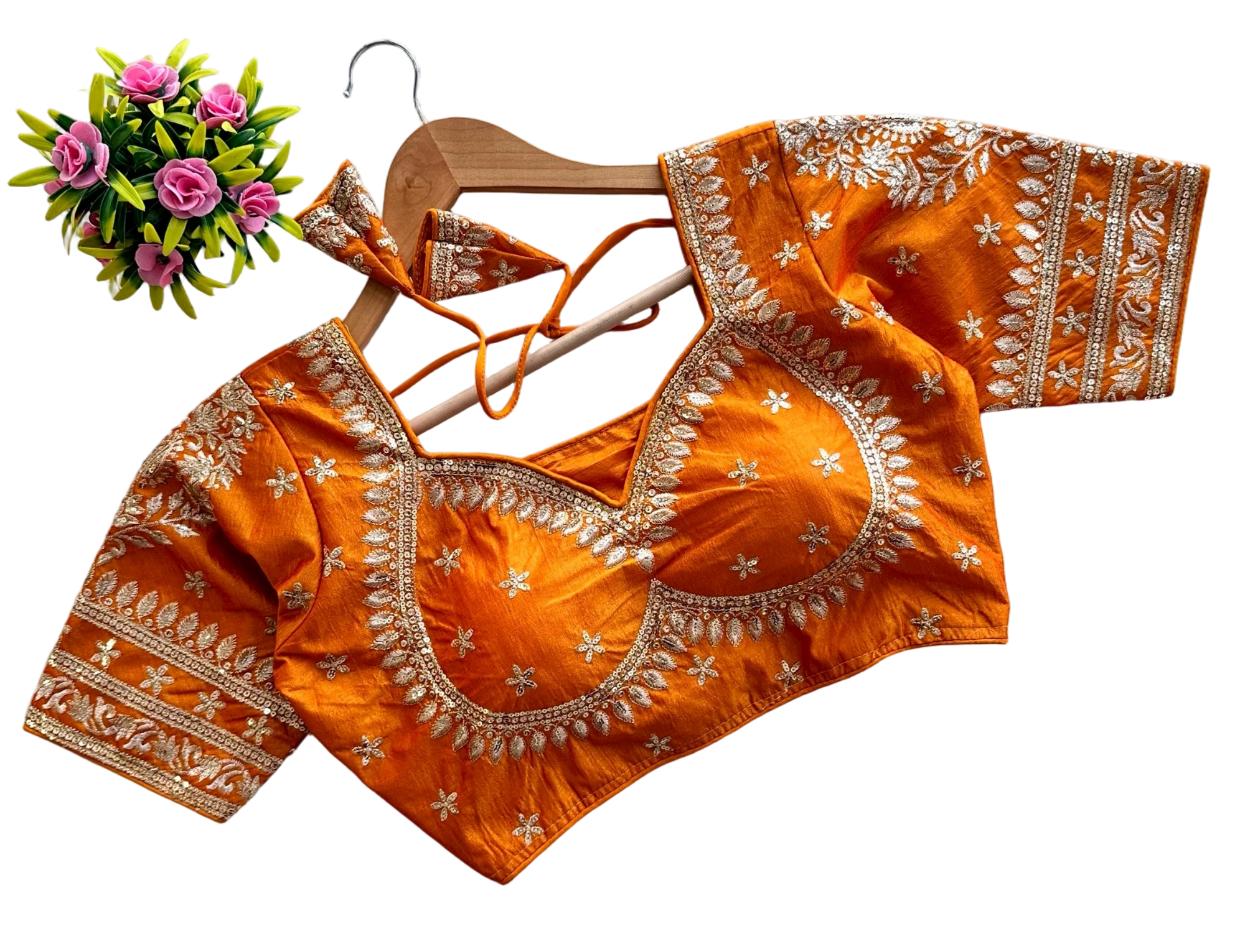 BLUBBERY SILK TRENDY BLOUSE'S