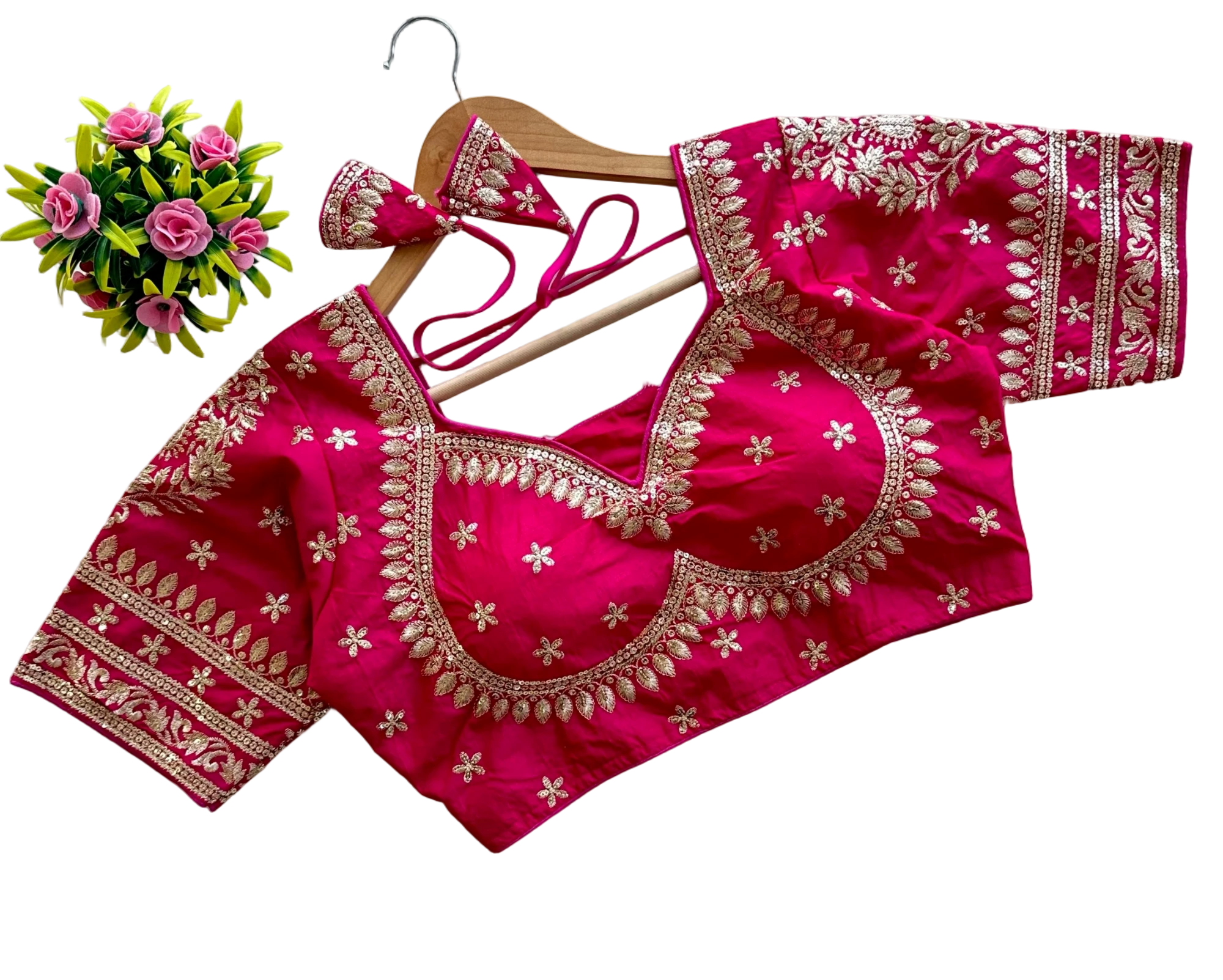 BLUBBERY SILK TRENDY BLOUSE'S