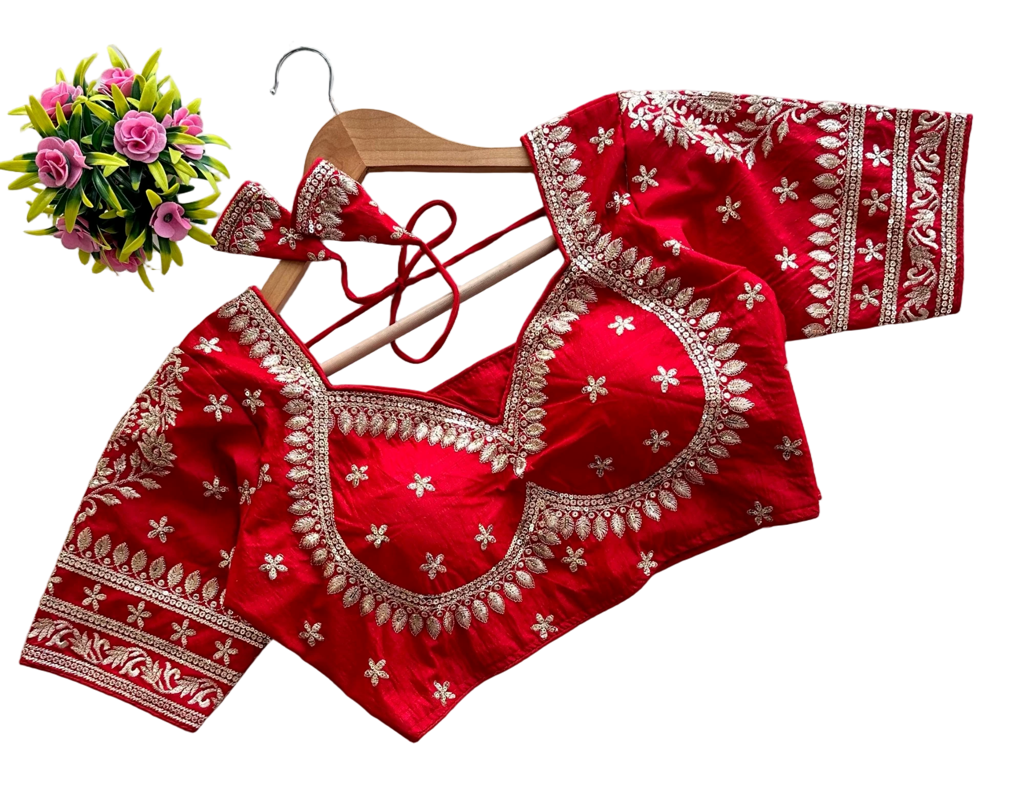 BLUBBERY SILK TRENDY BLOUSE'S