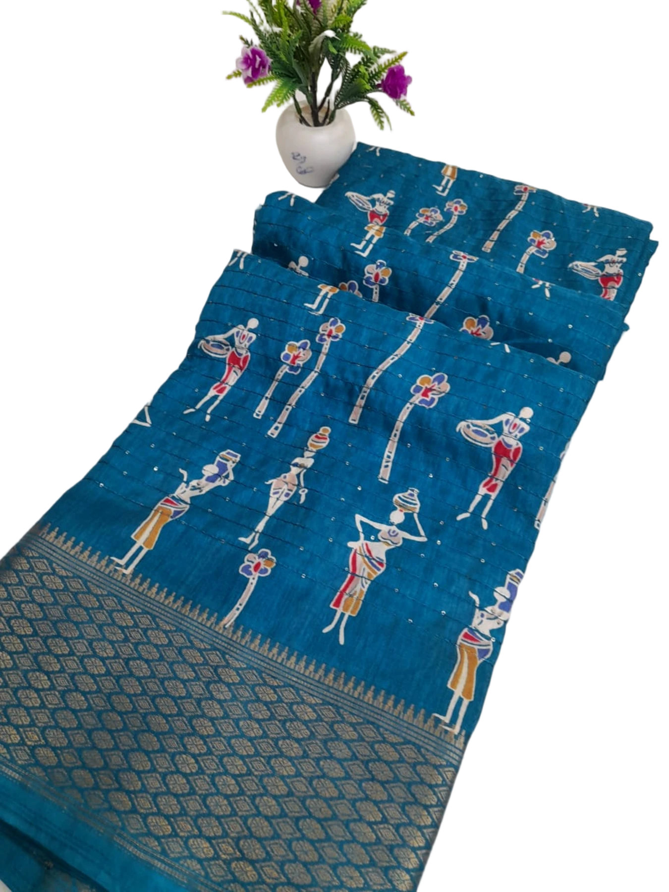 DOLA PRINTED SILK  SAREE