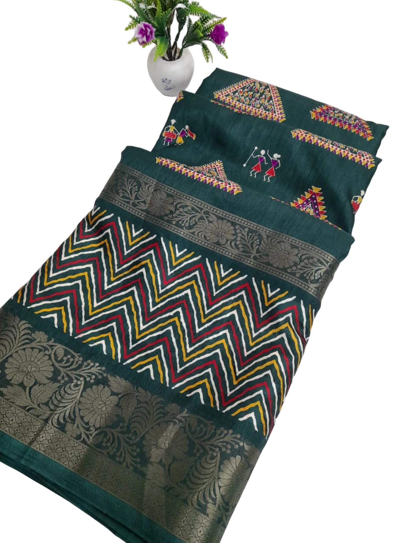 DOLA PRINTED SILK  SAREE