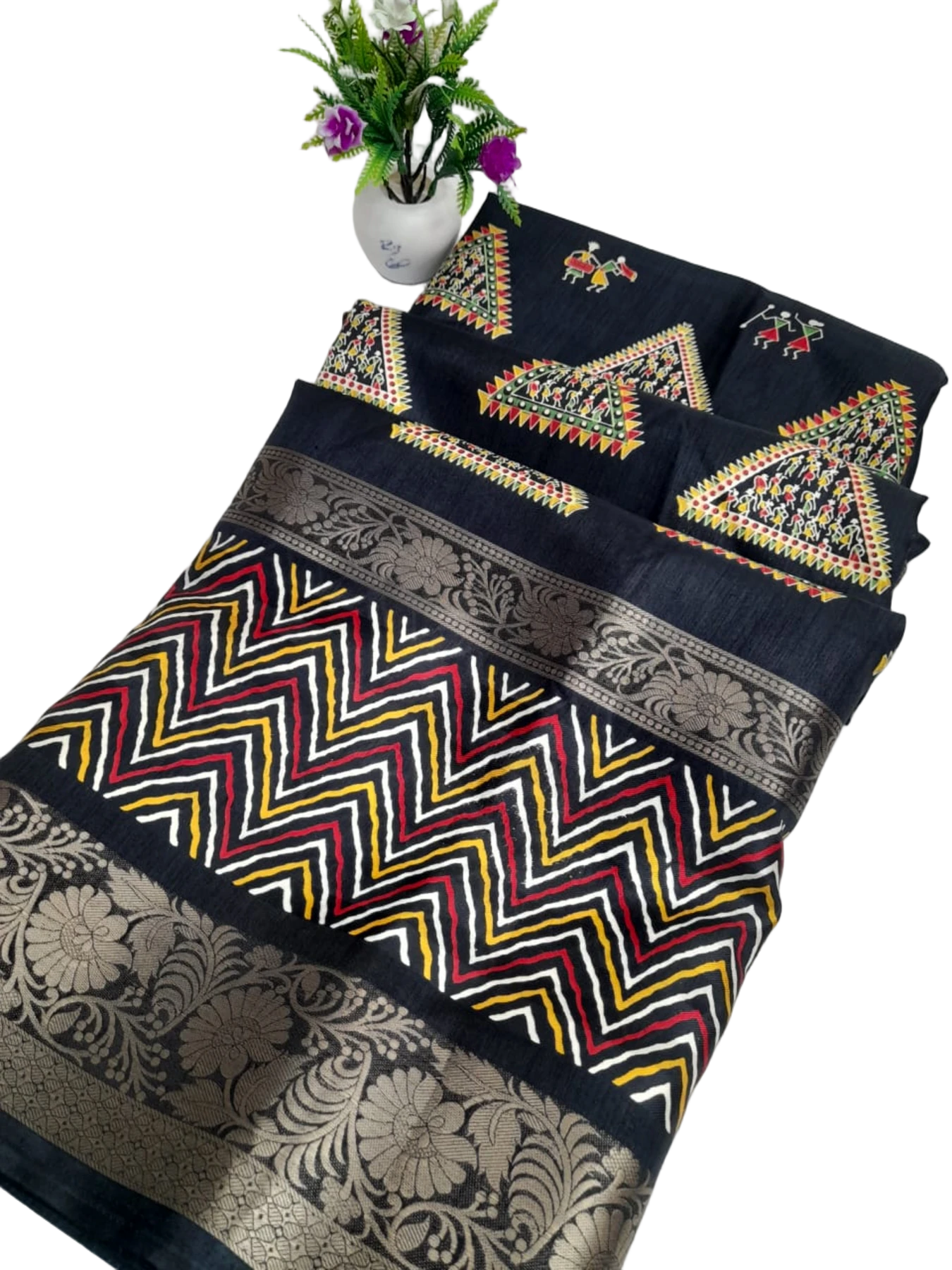 DOLA PRINTED SILK  SAREE