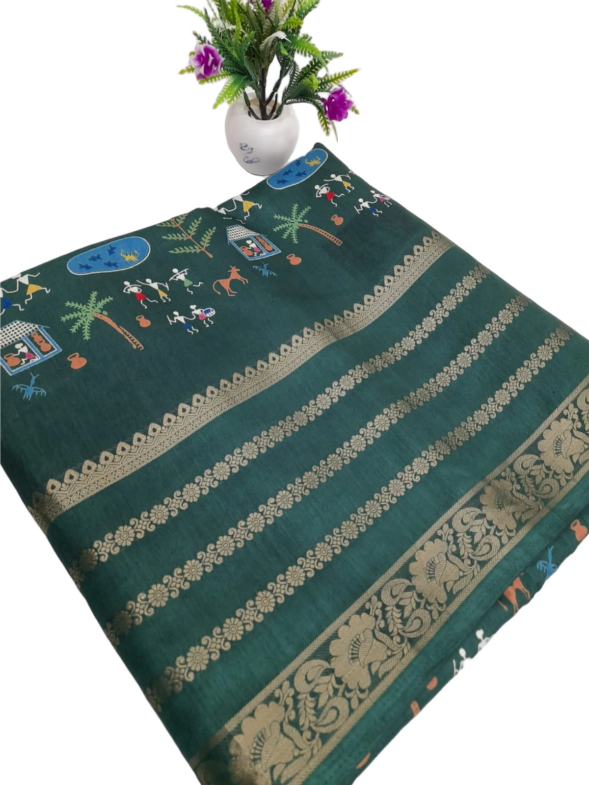 DOLA PRINTED SILK  SAREE