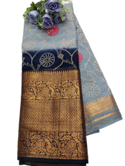 KANCHI BORDER KOTA EMBROIDERY WORK SAREES