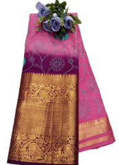 KANCHI BORDER KOTA EMBROIDERY WORK SAREES