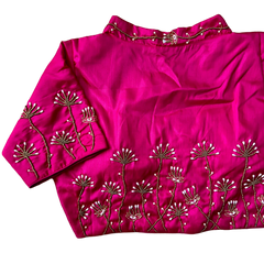 PISTA SILK WEDDING BLOUSE