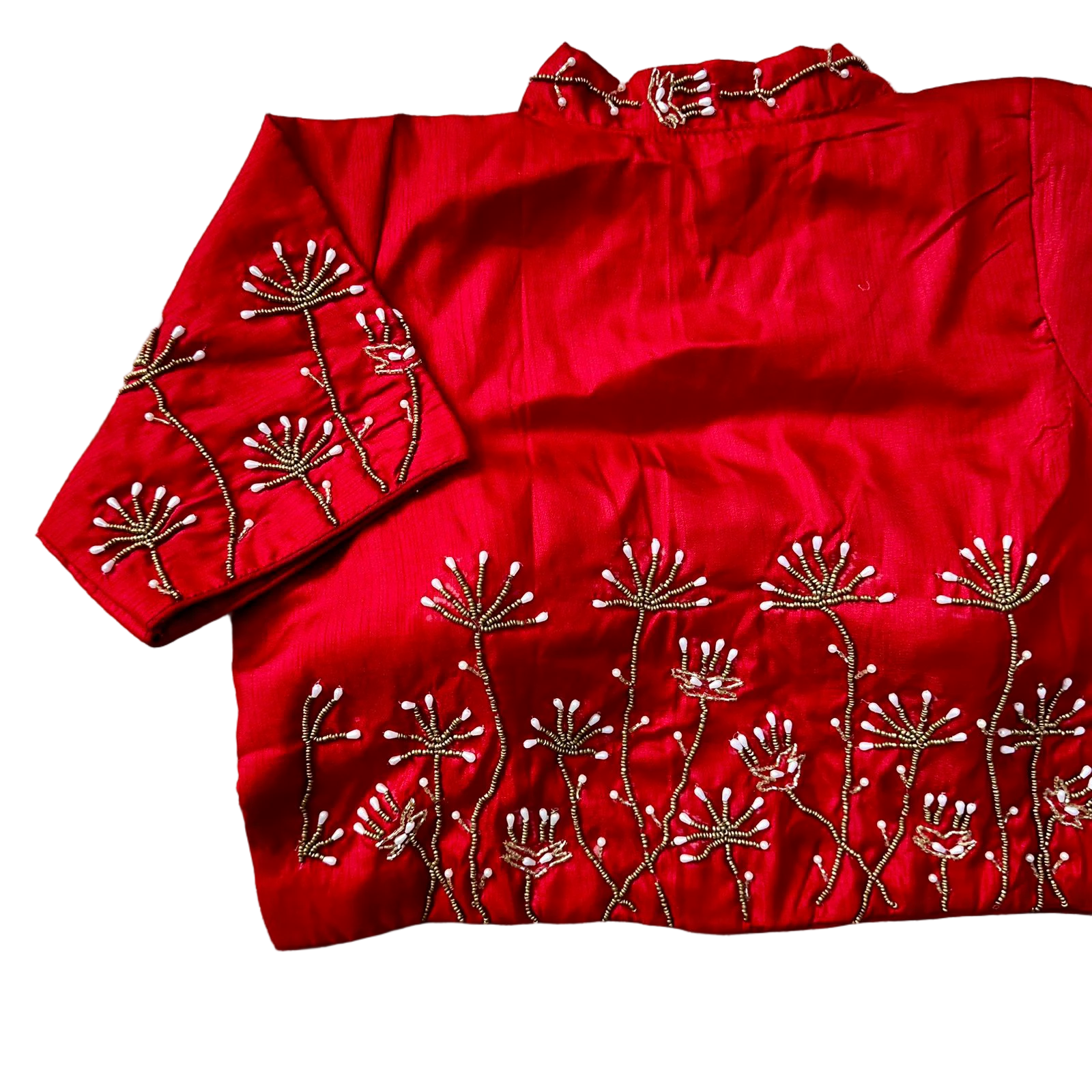 PISTA SILK WEDDING BLOUSE