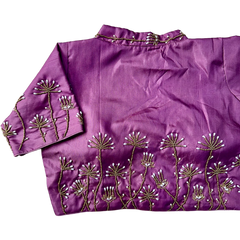 PISTA SILK WEDDING BLOUSE