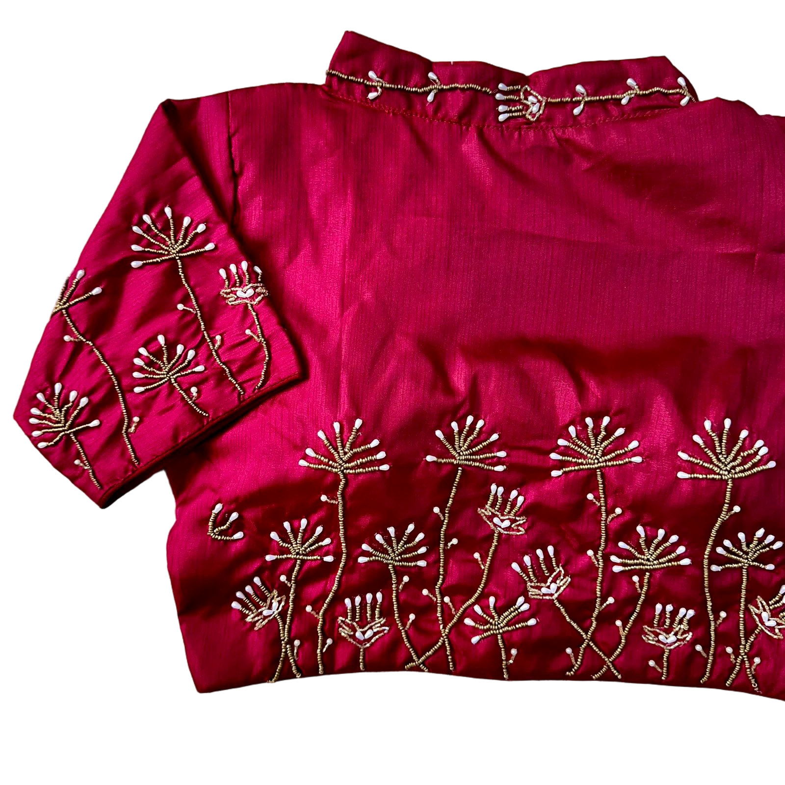 PISTA SILK WEDDING BLOUSE