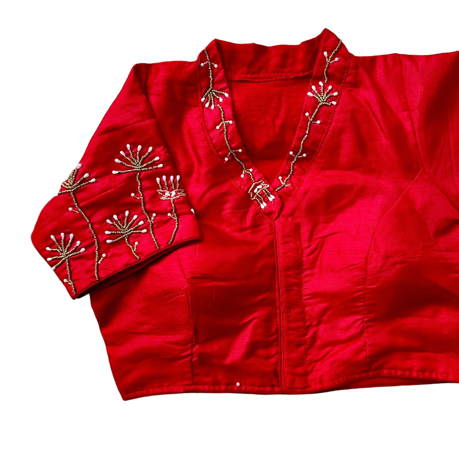PISTA SILK WEDDING BLOUSE