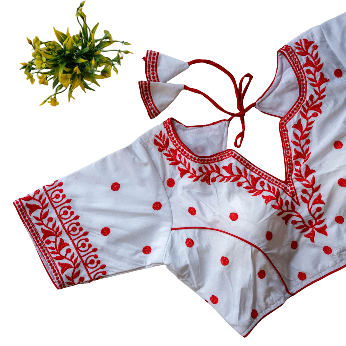 TRENDY RUMALI SILK BLOUSE