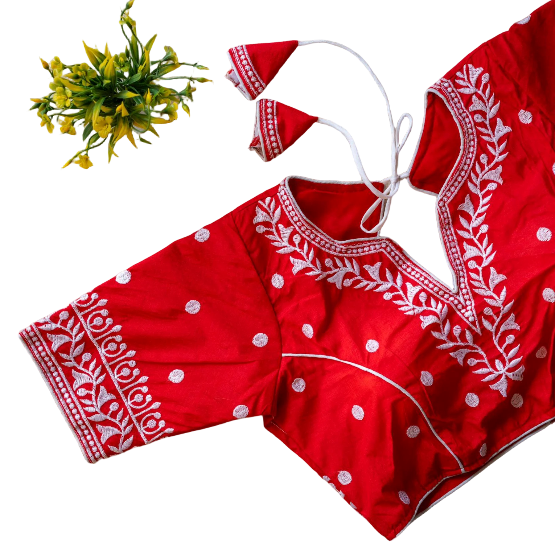 TRENDY RUMALI SILK BLOUSE