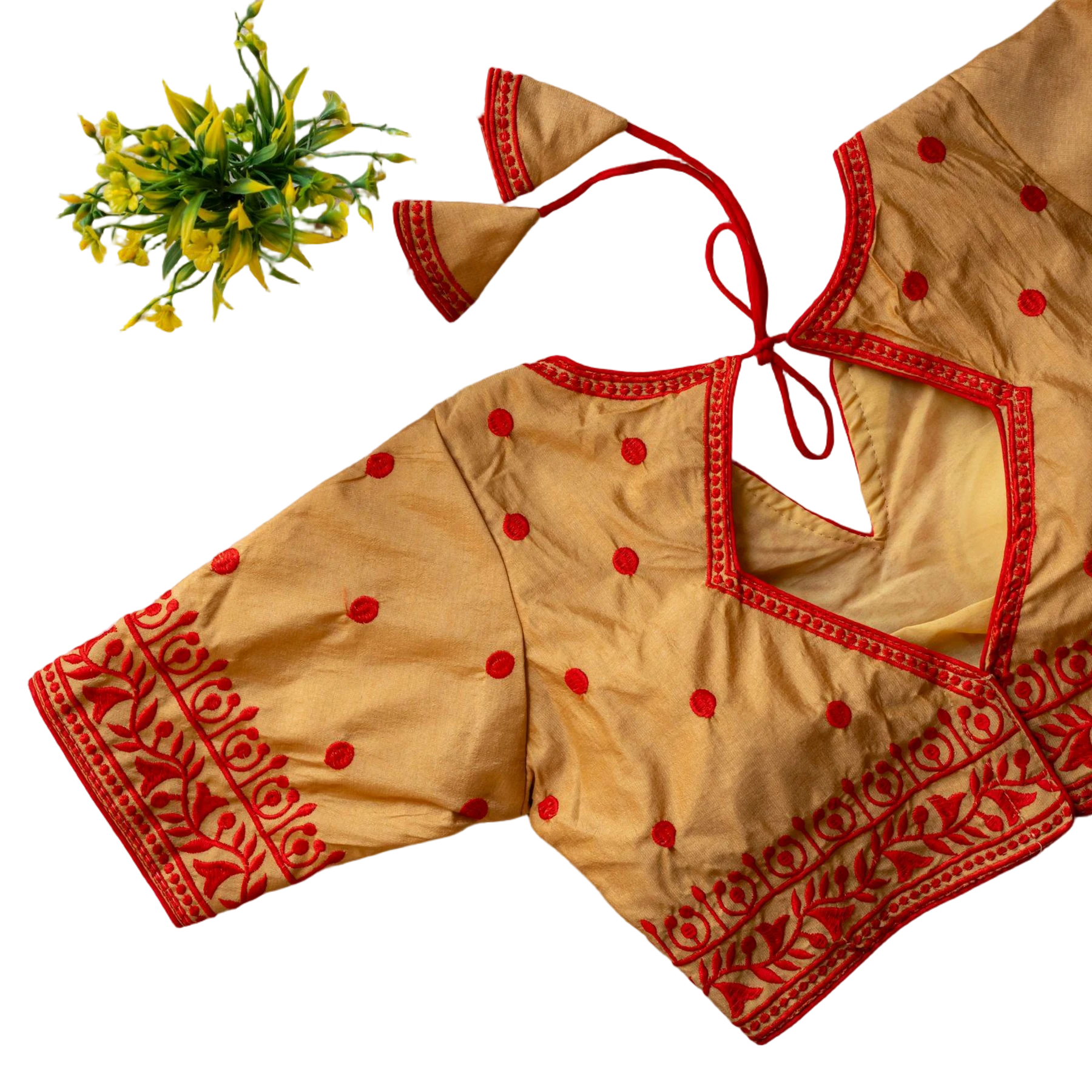 TRENDY RUMALI SILK BLOUSE