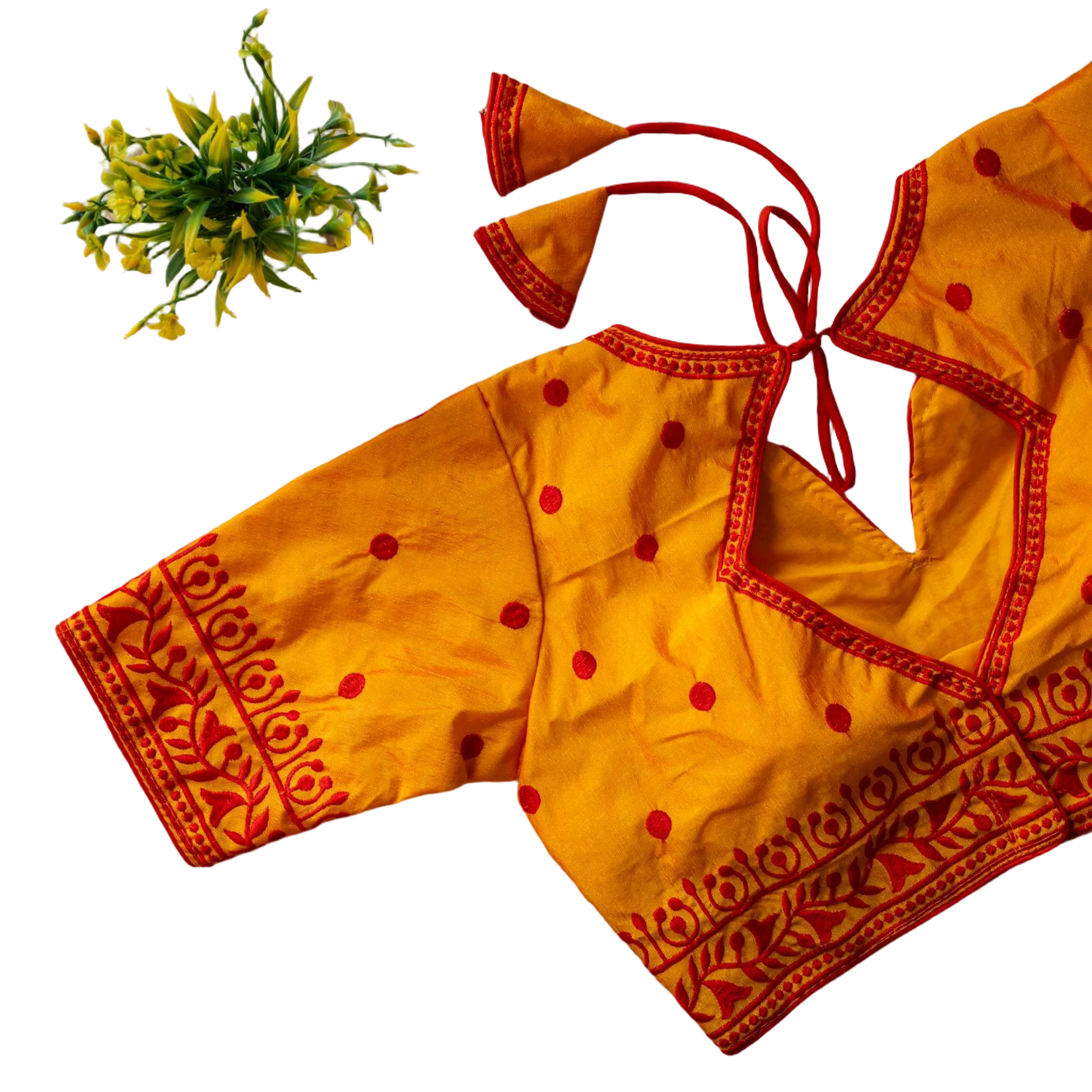 TRENDY RUMALI SILK BLOUSE