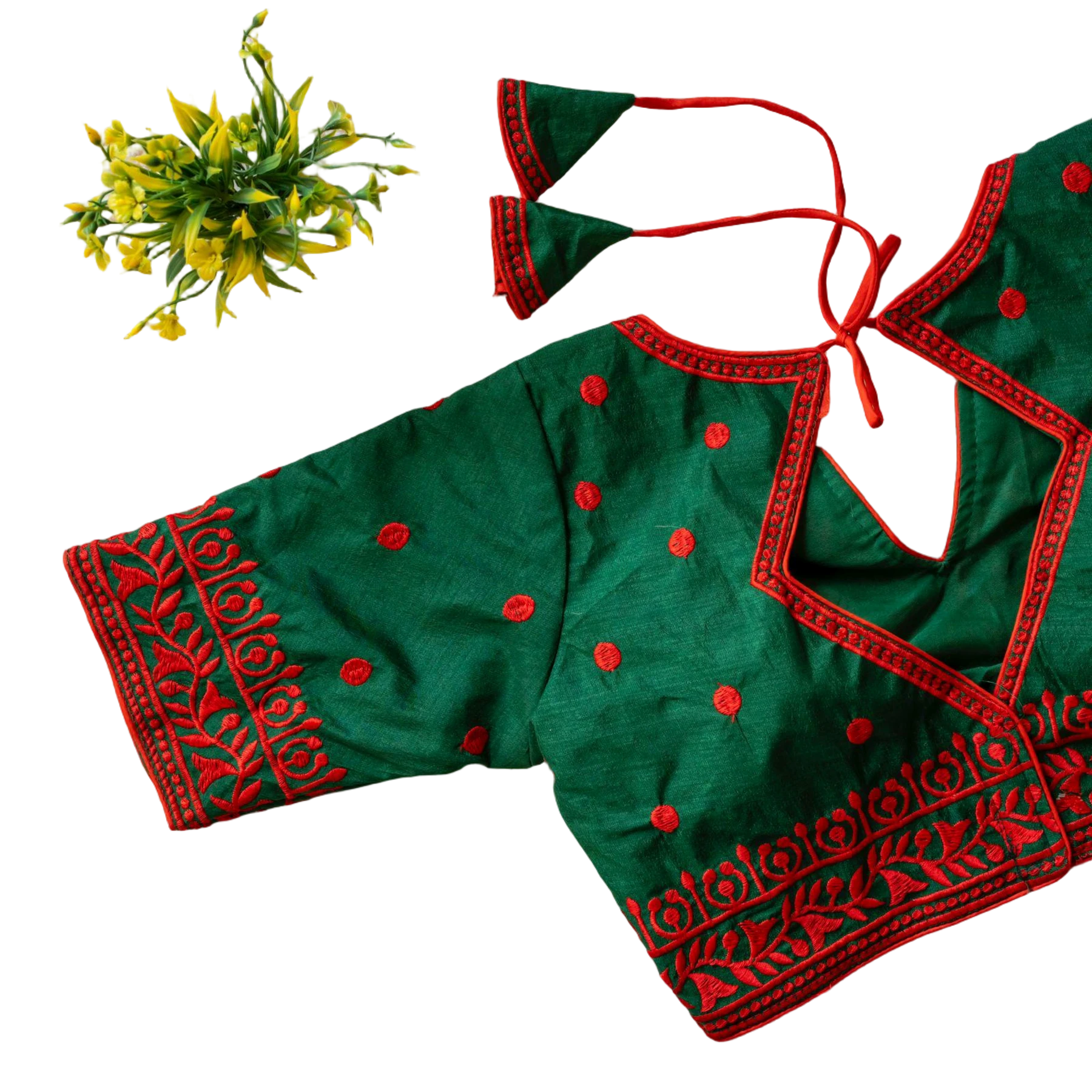 TRENDY RUMALI SILK BLOUSE