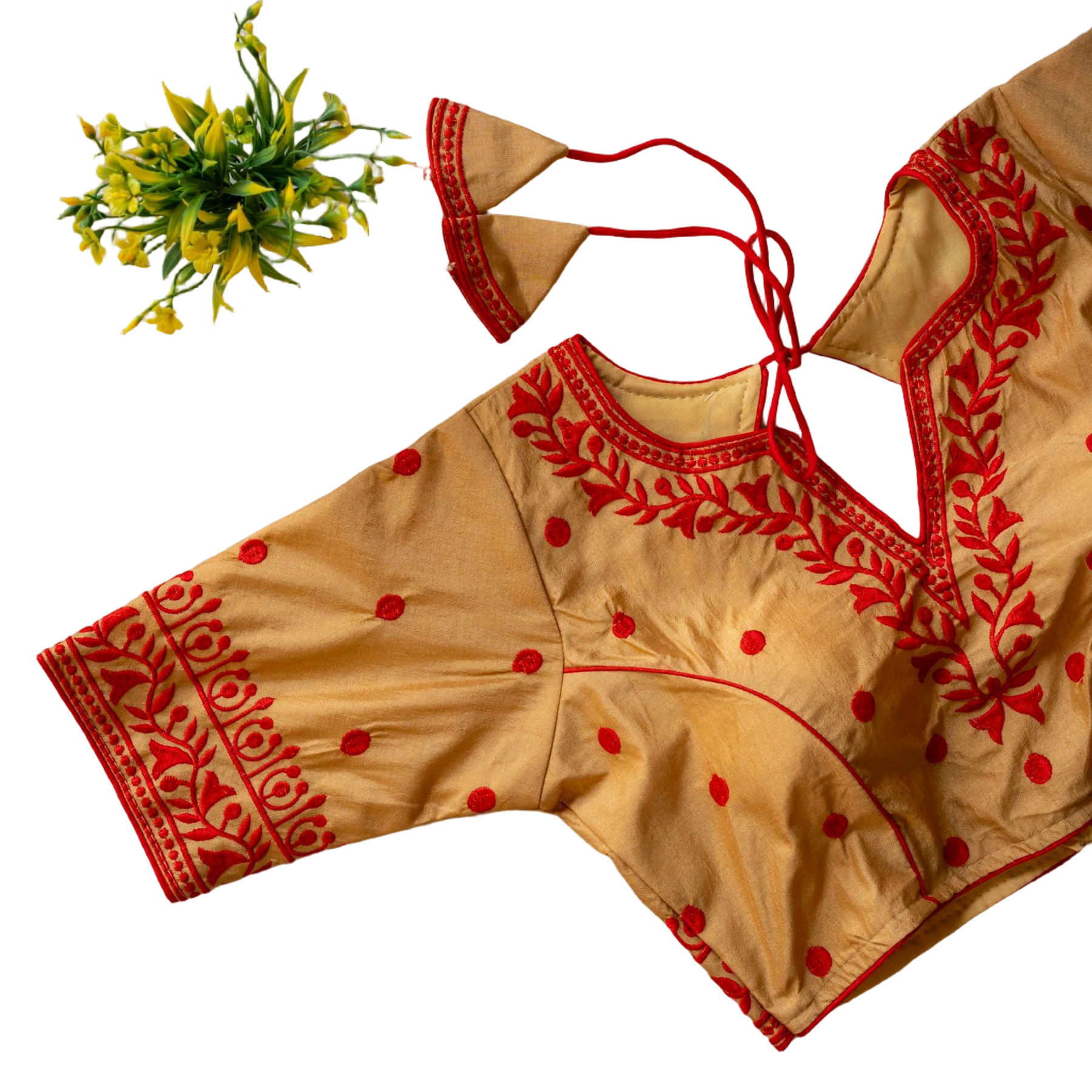 TRENDY RUMALI SILK BLOUSE