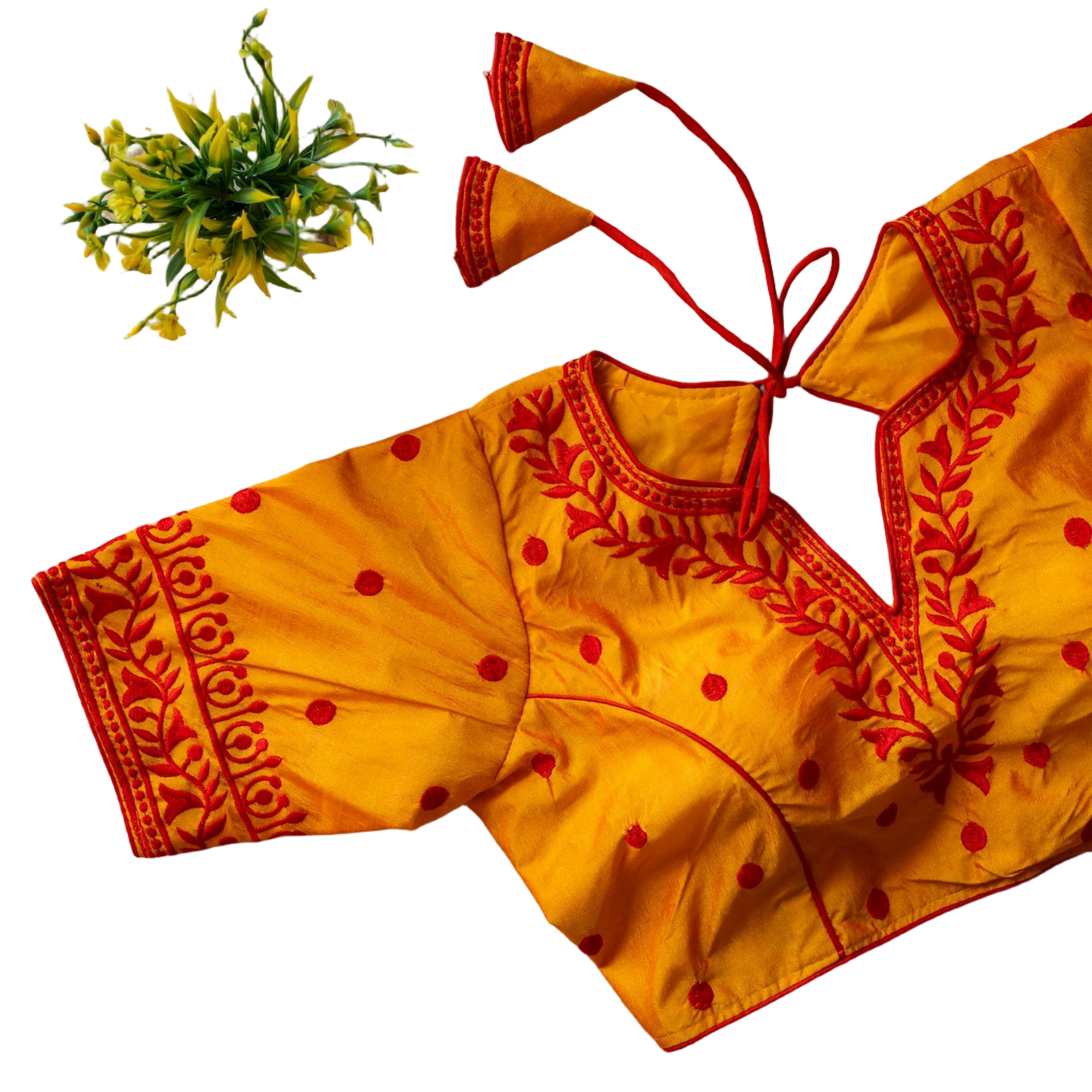 TRENDY RUMALI SILK BLOUSE