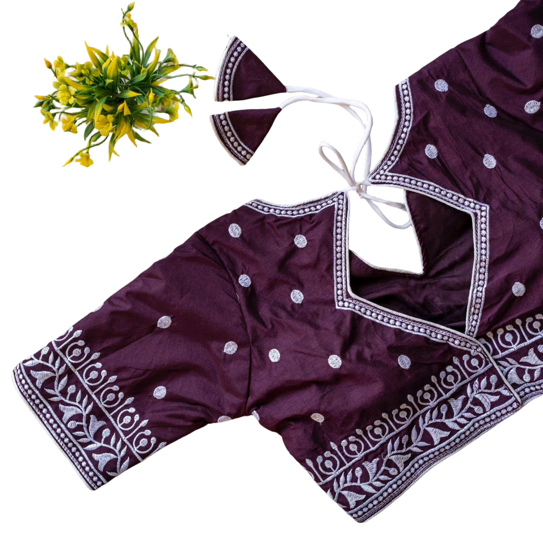 TRENDY RUMALI SILK BLOUSE